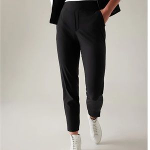 BROOKLYN MID RISE ANKLE PANT - BLACK